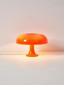 Tafellamp Nessino, Lamp: polycarbonaat, Oranje, Ø 32 x H 22 cm