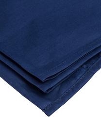 Ropa de cama de renforcé Lenare, Azul oscuro, Cama 90 cm (150 x 290 cm)