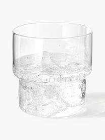 Carafe à eau soufflée à la bouche avec verres à eau Gustave, 5 élém., Verre borosilicate, Transparent, Lot de tailles différentes