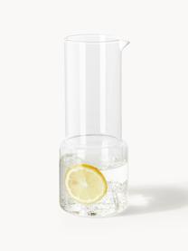 Sada ručně foukané karafy a sklenic na vodu Gustave, 5 dílů, Borosilikátové sklo, Transparentní, Sada s různými velikostmi