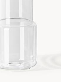 Jarro de agua con vasos de água Gustave, 5 pzas., Vidrio de borosilicato, Transparente, Set de diferentes tamaños