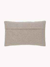 Housse de coussin en lin rectangulaire Maya, 51 % lin, 49 % coton, Beige, larg. 30 x long. 50 cm