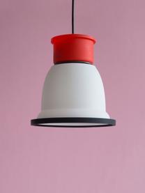 Lampada a sospensione piccola CL1, Paralume: silicone, plastica, Bianco, rosso, nero, Ø 18 x Alt. 18 cm