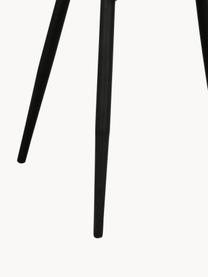 Sedia imbottita in velluto Sierra 2 pz, Rivestimento: velluto di poliestere Con, Gambe: metallo, verniciato, Velluto grigio, nero, Larg. 49 x Prof. 55 cm