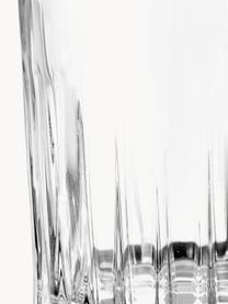 Kristallen glazen Timeless met groefreliëf, 6 stuks, Luxion kristalglas, Transparant, Ø 9 x H 9 cm, 360 ml