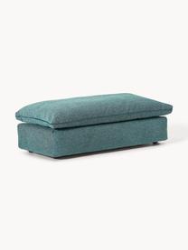 Pouf XL Felix, Tissu vert turquoise, larg. 140 x prof. 60 cm