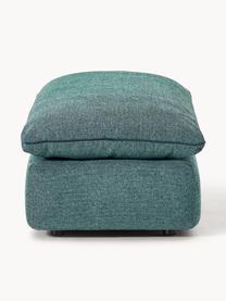 Pouf XL Felix, Tissu vert turquoise, larg. 140 x prof. 60 cm