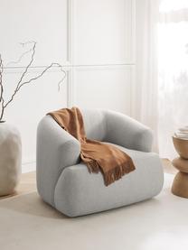 Fauteuil Sofia, Tissu gris, larg. 97 x prof. 84 cm