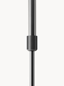Grande suspension LED avec bras de lampe réglables Odeon, Noir, blanc, larg. 80 x haut. 80 cm