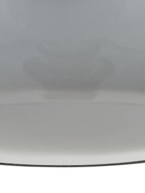Hanglamp Soleil, Baldakijn: verchroomd metaal, Fitting: verchroomd metaal, Lampenkap: glas, Chroomkleurig, grijs, Ø 30 cm
