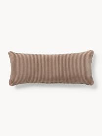 Langes Cord-Kissen Kylen, Hülle: Cord (90 % Polyester, 10 , Nougat, B 30 x L 70 cm