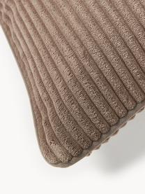 Langes Cord-Kissen Kylen, Hülle: Cord (90 % Polyester, 10 , Nougat, B 30 x L 70 cm