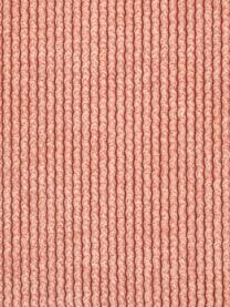 Poltrona in velluto a coste rosa Bubba, Rivestimento: 90% poliestere, 10% nylon, Struttura: compensato di eucalipto, Rosa, Larg. 67 x Prof. 81 cm