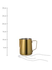 Lattiera in acciaio inossidabile dorato Curacao, 500 ml, Esterno: acciaio inossidabile, riv, Interno: acciaio inossidabile, Dorato, Ø 9 x Alt. 11 cm