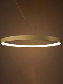 Lampada a sospensione a LED fatta a mano Tim, varie misure, Dorato opaco, Ø 55 cm