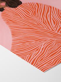 Plagát The Woman With the Swirls, Papier
Tento produkt je vyrobený z trvalo udržateľného dreva s certifikátom FSC®., Tóny ružovej, koralovočervená, Š 30 x V 40 cm