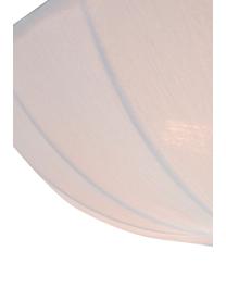 Große Skandi-Deckenleuchte Minnie in Weiß, Lampenschirm: Textil, Baldachin: Metall, beschichtet, Weiß, Ø 60 x H 25 cm