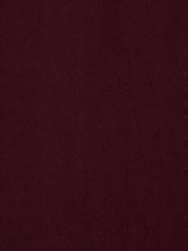 Sábana bajera de franela Biba, Rojo oscuro, Cama 180 cm (180 x 200 cm)