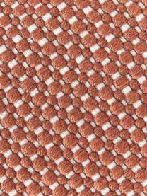 Naplocho tkaný koberec s třásněmi Ryder, 100 % polyester, certifikace GRS, Terakotová, bílá, Š 120 cm, D 180 cm (velikost S)