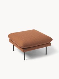 Sofa-Hocker Moby, Bezug: Polyester (Strukturstoff), Korpus: Massives Kiefernholz und , Webstoff Nougat, B 78 x T 78 cm