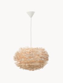 Suspension en plumes Eos, Beige clair, Ø 45 x haut. 30 cm