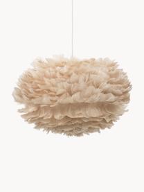 Suspension en plumes Eos, Beige clair, Ø 45 x haut. 30 cm