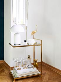 Kerzenhalter Goldie in Gold, Metall, lackiert, Goldfarben, Ø 10 x H 29 cm