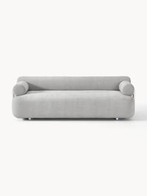 Sofa Stella (3-Sitzer), Bezug: 85 % Polyester, 15 % Baum, Gestell: Massives Fichtenholz, PEF, Webstoff Grau, B 222 x T 100 cm