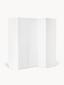 Armoire d'angle modulaire Leon, larg. 165 cm, plusieurs variantes, Blanc, Basic Interior : larg. 165 x haut. 200 cm, avec module d'angle