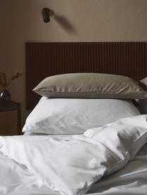 Funda de almohada de satén Comfort, Blanco, An 45 x L 110 cm