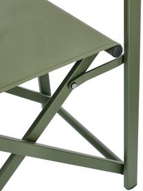 Silla plegable para exterior Taylor, Asiento: plástico (610 g/m²), Estructura: aluminio con pintura en p, Verde, An 55 x F 45 cm