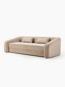 Sofá cama Eliot (3 plazas), Tapizado: 88% poliéster, 12% nylon , Patas: plástico Este producto es, Tejido beige, An 230 x F 100 cm