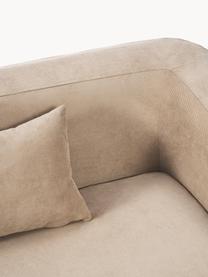 Sofá cama Eliot (3 plazas), Tapizado: 88% poliéster, 12% nylon , Patas: plástico, Tejido beige, An 230 x F 100 cm