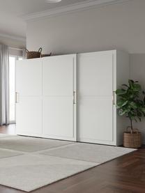 Modularer Schwebetürenschrank Charlotte, 300 cm Breite, mehrere Varianten, Korpus: Spanplatte, melaminbeschi, Weiß, Basic Interior, B 300 x H 200 cm