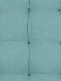 Cojín de asiento con flecos Prague, Azul, An 40 x L 40 cm