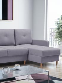 Sofa narożna z funkcją spania i miejscem do przechowywani Vinci (4-osobowa), Tapicerka: 100% poliester, Szary, S 231 x G 146 cm