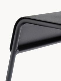 Metal-taburete A-Stool, Acero pintado, Negro, An 39 x Al 28 cm