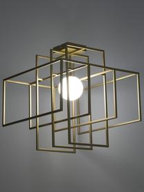 Plafonnier design Rubic, Couleur dorée, larg. 40 x haut. 43 cm