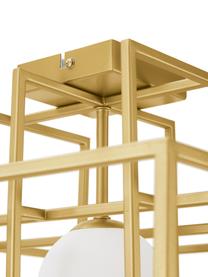 Plafonnier design Rubic, Couleur dorée, larg. 40 x haut. 43 cm