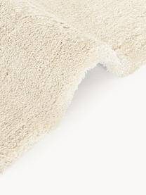 Passatoia morbida a pelo lungo Leighton, Retro: 70% poliestere, 30% coton, Bianco crema, Larg. 80 x Lung. 200 cm