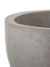 Grosser Pflanztopf Rom aus Zement, Zement, Grau, Ø 23 x H 18 cm