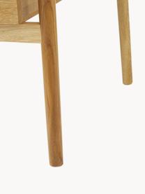 Comodino in legno di quercia con cassetto Tony, Ripiano: pannello di fibra a media, Legno di quercia, Larg. 49 x Alt. 60 cm