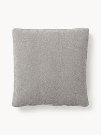 Bouclé-Sofa-Kissen Tribeca, Hülle: Bouclé (93 % Polyester, 6, Bouclé Grau, B 50 x L 50 cm