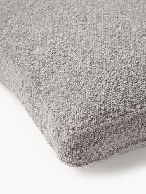 Bouclé-Sofa-Kissen Tribeca, Hülle: Bouclé (93 % Polyester, 6, Bouclé Grau, B 50 x L 50 cm