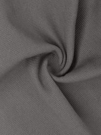 Funda de cojín de algodón Mads, 100% algodón, Gris, An 30 x L 50 cm
