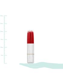 Steekkaarsen Loka, 10 stuks, Was, Rood, Ø 1 cm