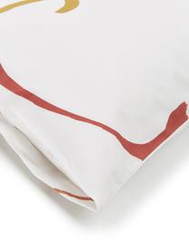 Poszewka na poduszkę z perkalu Dazy, 2 szt., Biały, wielobarwny, S 40 x D 80 cm