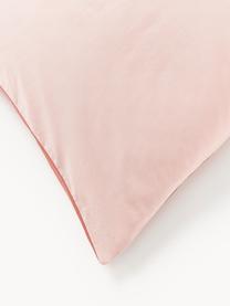 Katoenen kussenhoes Harvey, Weeftechniek: renforcé Draaddichtheid 1, Rood, roze, B 60 x L 70 cm