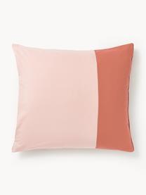 Katoenen kussenhoes Harvey, Weeftechniek: renforcé Draaddichtheid 1, Rood, roze, B 60 x L 70 cm