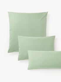 Poszewka na poduszkę z perkalu Elsie, Szałwiowy zielony, S 40 x D 80 cm
